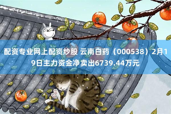 配资专业网上配资炒股 云南白药（000538）2月19日主力资金净卖出6739.44万元