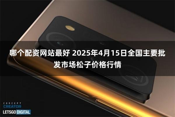 哪个配资网站最好 2025年4月15日全国主要批发市场松子价格行情