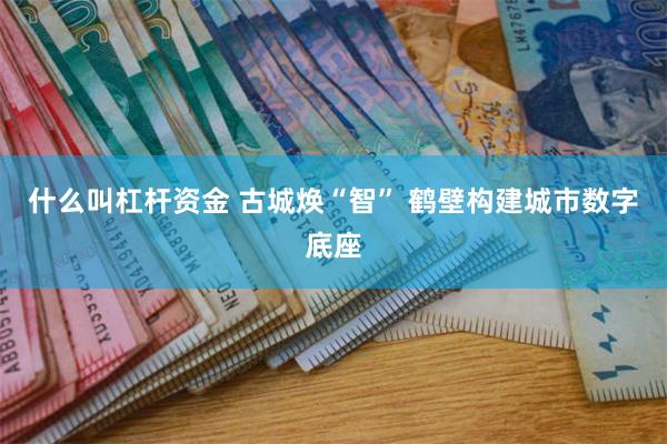 什么叫杠杆资金 古城焕“智” 鹤壁构建城市数字底座